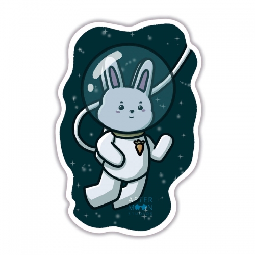 Space Bunny Sticker